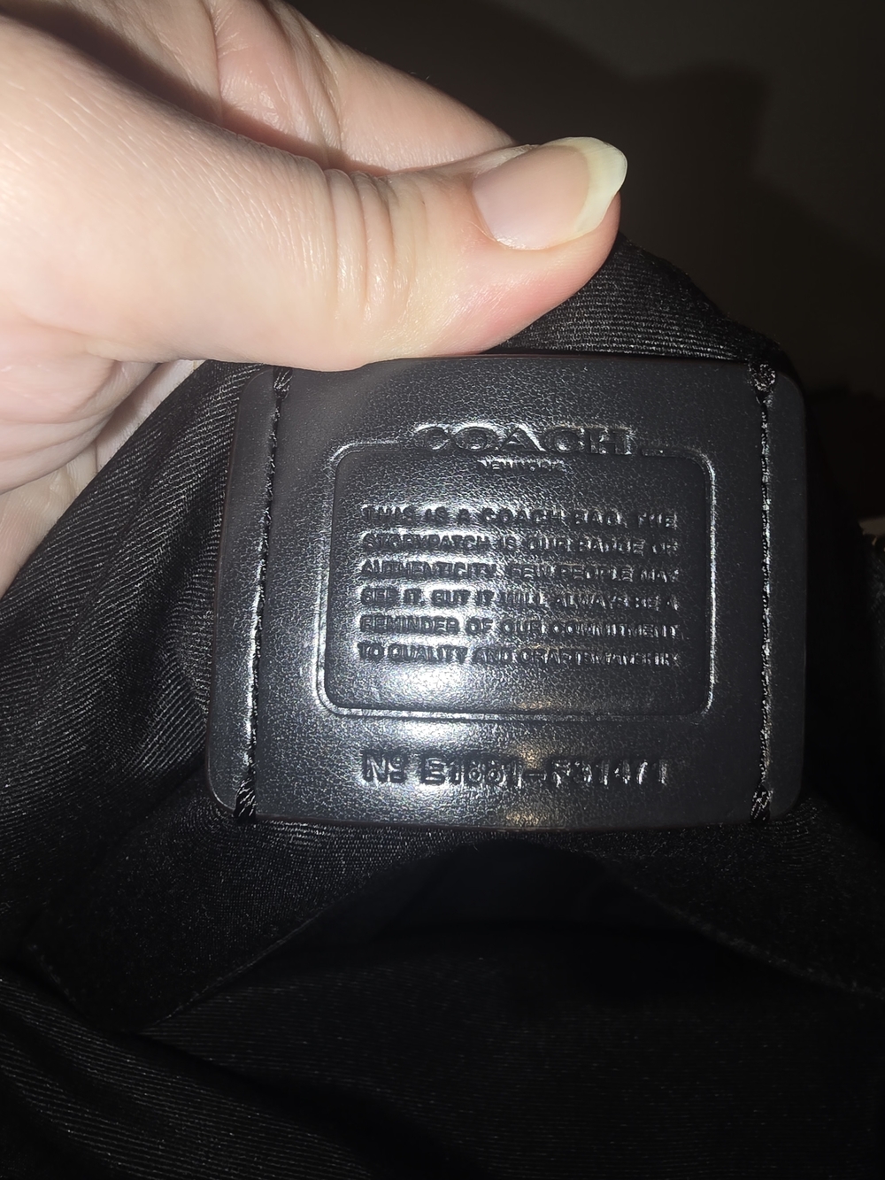 Coach Emma Satchel handbag in grey leather - snakeskin python handle and strap - Picture 6 of 10